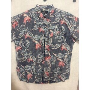 Molokai‎ Surf Co. XXL Tropical Hawaiian Button Up Shirt Mens
